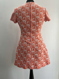 zip back  womens  vintage  Urban Village Vintage  summer  short dress  scooter dress  scooter  psych  pink dress  pink  modette  MOD  mini dress  micro mini  dress  dolly dress  dolly  8  60s  6-8  6  1960s
