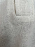 white  vintage  Urban Village Vintage  urban village  short sleeved  short sleeve  pockets  off white  mens  M  knitwear  knitted  knit  harvanson  four button  disco  dagger collar  collar  chest pockets  big collar  70s  1970s