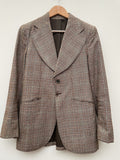 1970s Checked Blazer Jacket by Super Suits - Size S