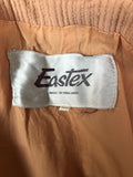 womens jacket  womens coat  womens  Winter Coat  vintage  Urban Village Vintage  urban village  peach  overcoat  orange  long length coat  long coat  Jacket  Eastex  coat  button  60s  1960s  14