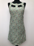 1960s Ditsy Print Mini Dress - Size 14
