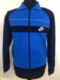 Vintage 1980s Nike Track Top in Blue  - Size M