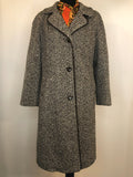1960s Wool Blend Coat Tailored by Gannex - Size UK 12