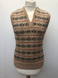 Vintage 1940s Knitted Tank Top - Size XS