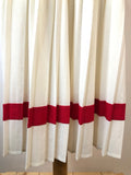 womens  white  vintage  Urban Village Vintage  urban village  stripes  St Michael  Skirts  skirt  red  pleated skirt  pleated  pattern  midi skirt  maxi  hippy  8  70s  1970s