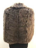 womens  vintage  Urban Village Vintage  urban village  Small  s  retro  real fur  mink  lining  lined  hook and eye  fur  Fishers Gloucester  evening  capelet  cape  brown  40s  40  1940s