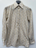 1970s Floral Patterned Shirt by Southern Comfort - Size S