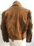 Western  vintage  Urban Village Vintage  Suede Jacket  suede fringing  Suede  s  Mens jacket  mens  John Carr  brown  70s  70  1970s  Online store