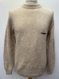 Wrangler Authentics  Wrangler  Wool Blend  wool  welsh wool  vintage  Urban Village Vintage  urban village  New old stock  M  long sleeve  knitwear  knitted  knit  elasticated  deadstock  beige  100% Wool