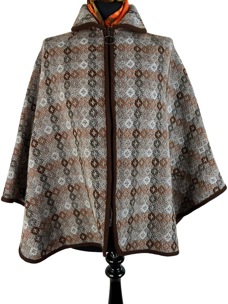 zero waste  womens  Welsh Woollens  welsh wool  welsh  waist belt  vintage  Urban Village Vintage  UK  thrifted  thrift  tapestry  sustainable  style  store  slow fashion  shop  second hand  save the planet  reuse  recycled  recycle  recycable  preloved  online  MOD  M  ladies  fashion  ethical  Eco friendly  Eco  Dillad Coracle  diamond pattern  concious fashion  clothing  clothes  cape  brown  Birmingham  autumnal  autumn  arm holes  60s  1960s