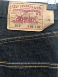 XL  W36  vintage  Urban Village Vintage  straight leg  straight cut  red tab  pockets  mens  Logo design  logo  levis strauss  levis  levi strauss  L32  jeans  jean  jacket  denim  black  501 xx  501