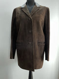 vintage  Urban Village Vintage  urban village  suede jacket  suede  single breasted  scooter  moleskin  modette  mod  long sleeve  Leather Jacket  Leather Coat  Leather  lapels  Jacket  front pockets  dandy  collar  chest pockets  button down  brown  60s  1960s  12-14