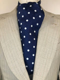 1960s Polka Dot Grosvenor Cravat by Tootal