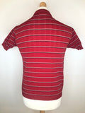 vintage  Urban Village Vintage  urban village  sweater  stripes  short sleeved  short sleeve  S  Red  mens  knitwear  knitted  knit  jumper  c&a