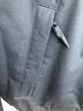 zip up jacket  zip up  vintage  Urban Village Vintage  MOD  large  l  Jacket  hooded  funnel neck  fred  fleece lining  coat  black