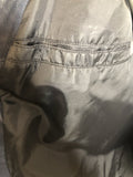 Windsor Leatherwear  waist belt  vintage  Urban Village Vintage  pockets  mens  M  long sleeve  Leather Jacket  Leather Coat  Leather  Jacket  blue  70s  1970s