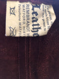 1960s Suede Fringed Tunic Waistcoat - Size UK 10