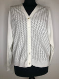 1960s Light Knit Cardigan - Size UK 16