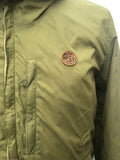 zip front  zip  vintage  Urban Village Vintage  urban village  summer  stitch detail  smock  retro  Pretty Green  parka  mens  long sleeve  khaki  Jacket  hooded  Green  festival