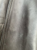 vintage  MOD  Mens jacket  mens coat  Mens Bomber jacket  mens  l  Jacket  Black Leather  Black Jacket  black  ben sherman