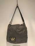 One Off Handmade Barbour Bag Made From Original Vintage Barbour Border Waxed Cotton Jacket Blue - Urban Village Vintage