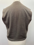 waistcoat  vintage  vest  v neck  Urban Village Vintage  urban village  sleevless  pockets  mens  M  Leather Jacket  Leather  knitted  knit  60s  1960s