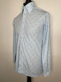 vintage  Urban Village Vintage  urban village  Small  Shirt  S  printed shirt  printed  print  pointed collar  Mens Shirts  mens  long sleeves  Long sleeved top  long sleeve  dagger collar  button  70s  1970s
