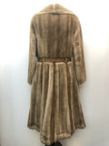 womens jacket  womens coat  womens  Winter Coat  vintage  Urban Village Vintage  urban village  Suede Jacket  Suede detail  Suede  sleeve  MOD  lining  Jacket  faux fur  faux collar  collar  brown  Belted waist  beige  70s  70  1970s  12