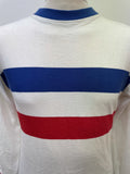 white  vintage  Urban Village Vintage  urban village  toffs  stripey  Stripes  striped  S  MOD  Long sleeved top  long sleeve  crew neck