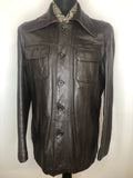 1970s Leather Jacket by St Michael - Size L