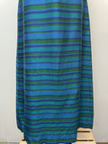 zip back  zip  womens  vintage  Urban Village Vintage  urban village  stripey  Stripes  striped  short sleeved  short sleeve  retro  MOD  maxi dress  long length  long dress  Green  dress  blue  Berkertex  back zip  60s  1960s  10