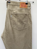 W36  vintage  Urban Village Vintage  urban village  trousers  stone  retro  pockets  MOD  mens  levis  levi strauss  L32  L  jean  denim  corduroy  cords  corded  cord  beige