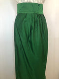 zip  womens  vintage  Urban Village Vintage  urban village  Skirts  skirt  patterned  pattern  MOD  midi skirt  maxi skirt  maxi  green  8  70s  1970s