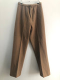 womens  vintage  two piece  top  suit  set  mod  Jacket  Hilary Model  double breasted  coat  brown  beige  60s  1960s  12  10-12  10