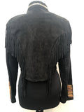 embellishment  beading  womens  Jacket  suede fringing  Suede Jacket  Suede  crop jacket  Western  vintage  S  navajo  jacket urban village vintage