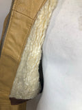 vintage  Urban Village Vintage  urban village  s  pockets  Mens Bomber jacket  mens  long sleeve  Leather Jacket  Leather  jacket  faux sheepskin  Craft Sportwear Limited  coat  camel  brown  bomber jacket  bomber  70s  1970s