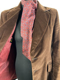 zero waste  vintage  velvet jacket  velvet  Urban Village Vintage  urban village  UK  thrifted  thrift  sustainable  style  store  slow fashion  shop  second hand  save the planet  Rounded collar  reuse  recycled  recycle  recycable  preloved  pockets  online  mens  M  Louis Gross  long sleeve  jacket  fashion  ethical  Eco friendly  Eco  concious fashion  clothing  clothes  button  brown  Blazer  Birmingham  autumnal  autumn  70s  1970s