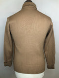 vintage  Urban Village Vintage  urban village  sweater  Suede  S  rb bentley  mod  mens  long sleeves  long sleeve  knitwear  cardigan  cardi  button  brown  1970s