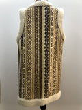 womens  white  waistcoat  vintage  Urban Village Vintage  tassel  Sheepskin trims  hippie  brown  boho  60s  1960s  12