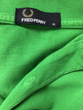 xl  white stripes  vintage  Stripes  polo top  polo  MOD  Mens Shirts  mens  Green  Fred Perry