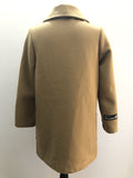 womens jacket  womens coat  womens  vintage  Urban Village Vintage  urban village  Michel Beaudouin  coat  check  brown  beige  60s  1960s  12