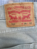 W36  vintage  Urban Village Vintage  urban village  trousers  stone  retro  pockets  MOD  mens  levis  levi strauss  L32  L  jean  denim  corduroy  cords  corded  cord  beige