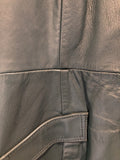 Womens Vintage 1960s / 1970s English Lady Leather Jacket - Green - Size 16