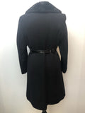 womens  vintage  long coat  faux fur  coat  black  Betena  60s  1960s  10 urban village vintage