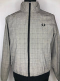 Fred Perry Sportswear Check Bomber Jacket - Size M