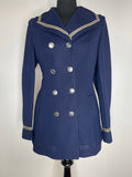 womens  vintage  scooter jacket  scooter  sailor  navy  naval  modette  mod clothing  mod  jacket  blue  60s  1960s  10