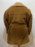 wooden buttons  Winter Coat  winter  vintage  Urban Village Vintage  urban village  Sherpa  shearling  mens  long sleeve  driving coat  corduroy  collar  car coat  button down  brown  aviator jacket  aviator coat  aviator  70s  1970s