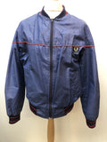Fred Perry 1980s Lightweight Jacket in Blue - Size L