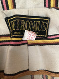 womens jacket  womens coat  womens  vintage  Urban Village Vintage  urban village  stripey  Stripes  striped  retro  red  prestige  pockets  multi  long sleeve  Jacket  boating jacket  blazer jacket  Blazer  beige  70s  1970s  10