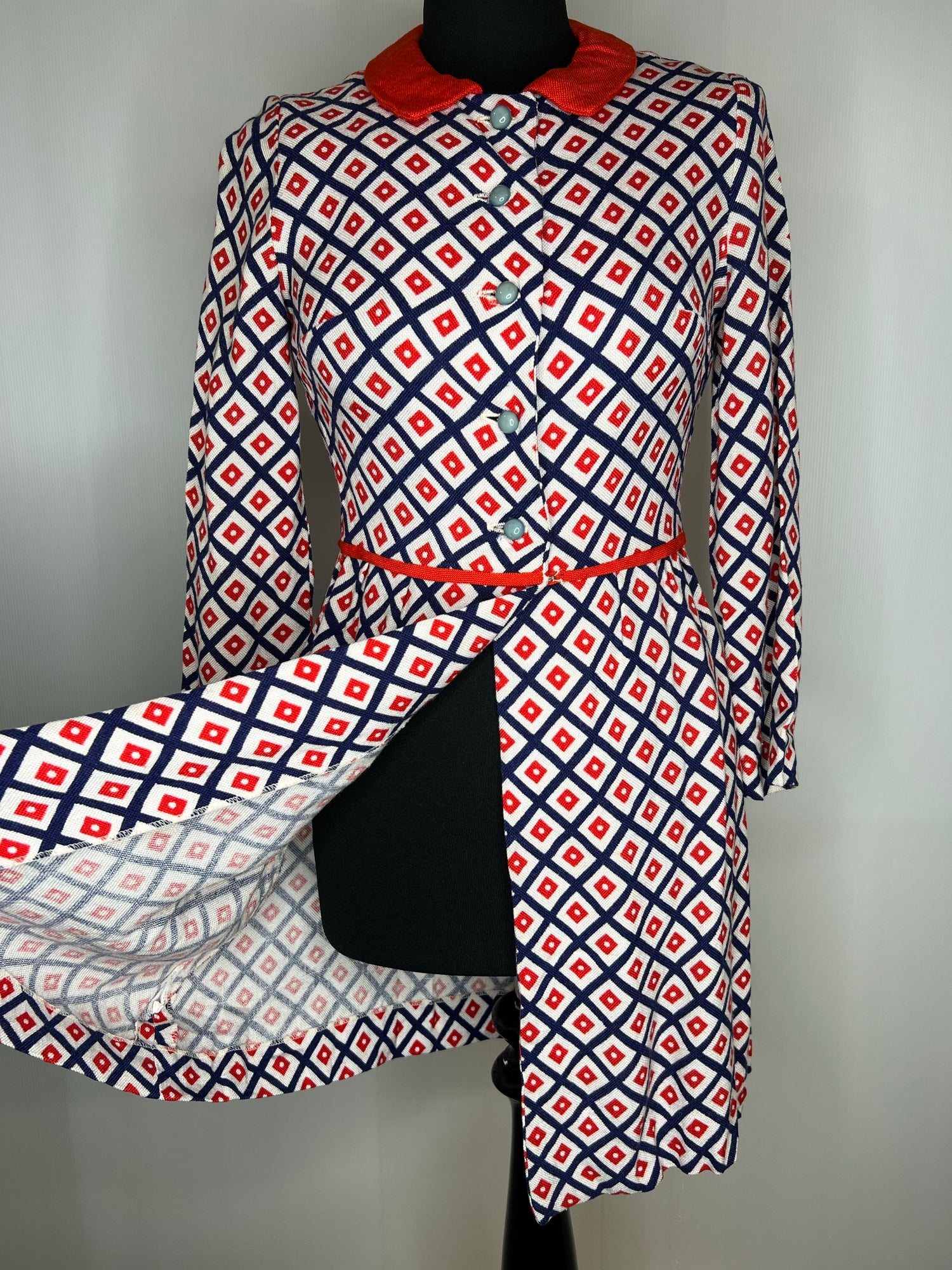 Diamond Pattern 60s Mod Clothing